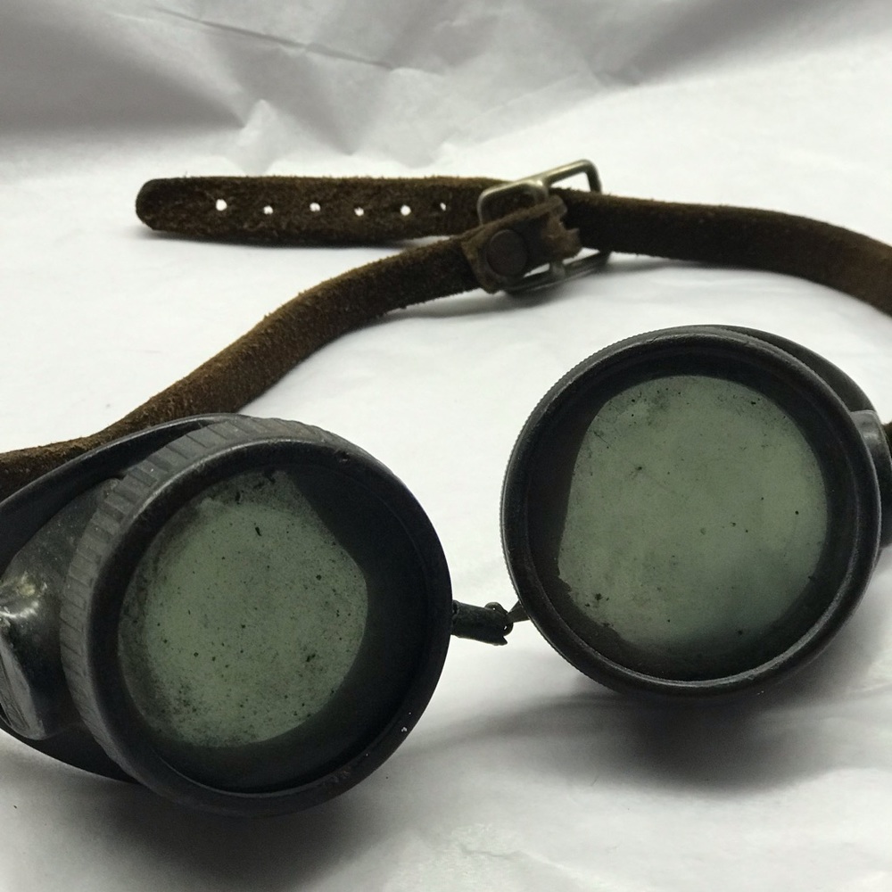 BIFL Vintage Black steampunk desert sand goggles festival costume pilot sunglass